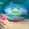 “Coral Reef” Painted Coconut