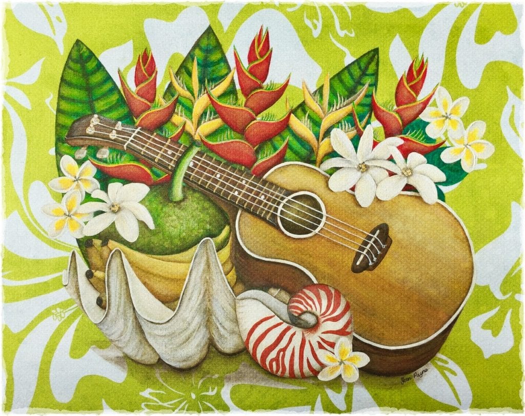 “Kamaka” Hand Finished Print