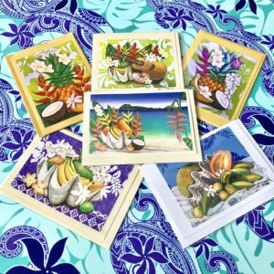Set of 6 “Fruit & Flowers” Art Cards