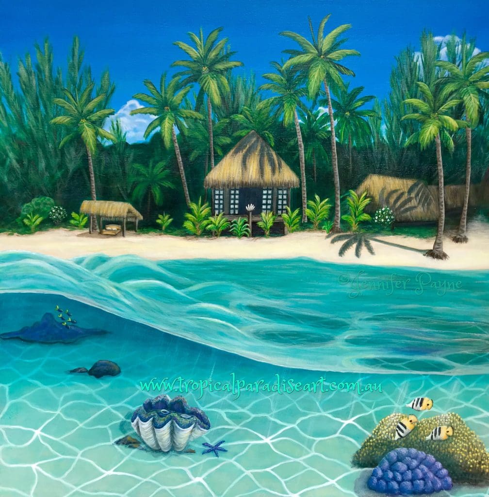 “Blue Heaven Island” Fine Art Print.
