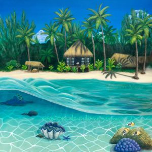 “Blue Heaven Island” Fine Art Print.