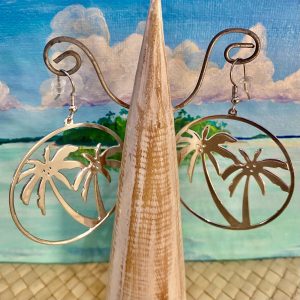 “Mission Beach Palms” Earrings