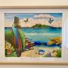 "MISSION BEACH MAGIC" A2 Framed Hand Finished Print