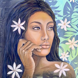 "Island Lady" Fine Art Giclee Print