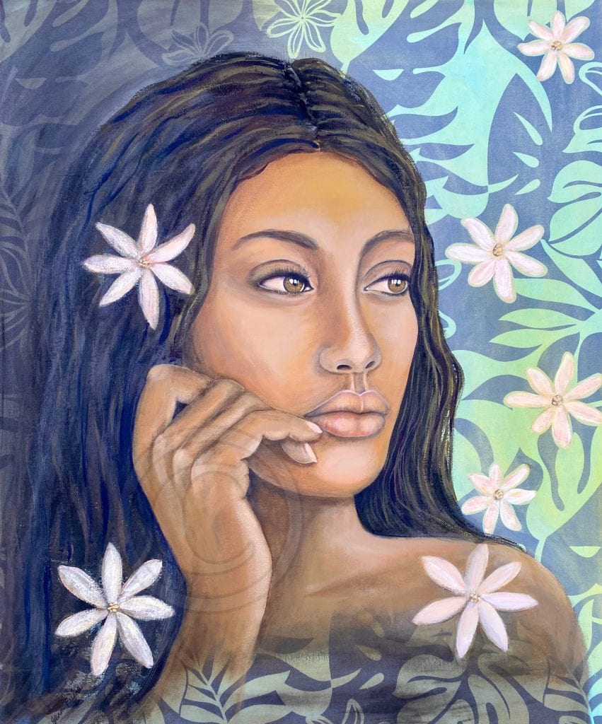"Island Lady" Fine Art Giclee Print