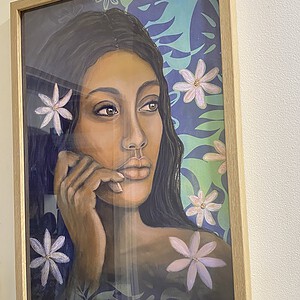 "ISLAND LADY" Framed Giclee A2 Print